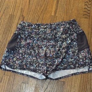 Multicolor athlete girl shorts